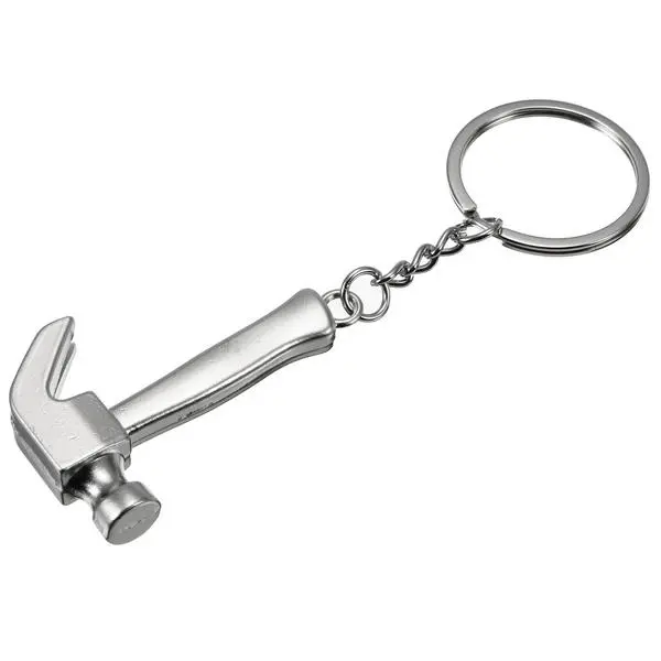 Creative Mini Tool Claw Hammer Keychain | Multi-Function Key Ring - Image 2