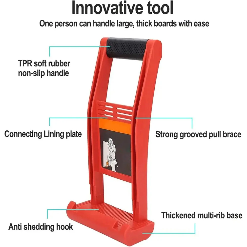 Drywall Carrier - 80kg Heavy Duty Panel Tool for Plywood & Plasterboard | ABS Plastic - Image 5