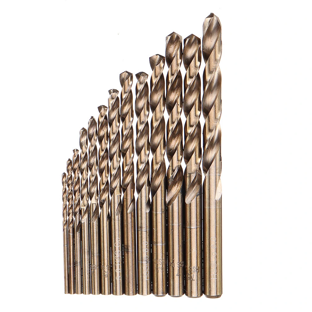 Drillpro 13Pcs M35 Cobalt Drill Bit Set 2-8mm | HSS-Co for Stainless Steel & Metal - Image 5