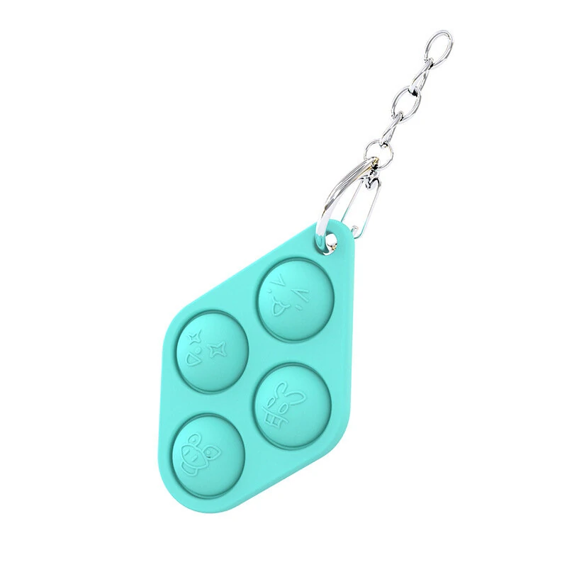 Mini Sensory Fidget Keychain - Push Pop Bubble for Stress Relief & Anxiety - Image 4