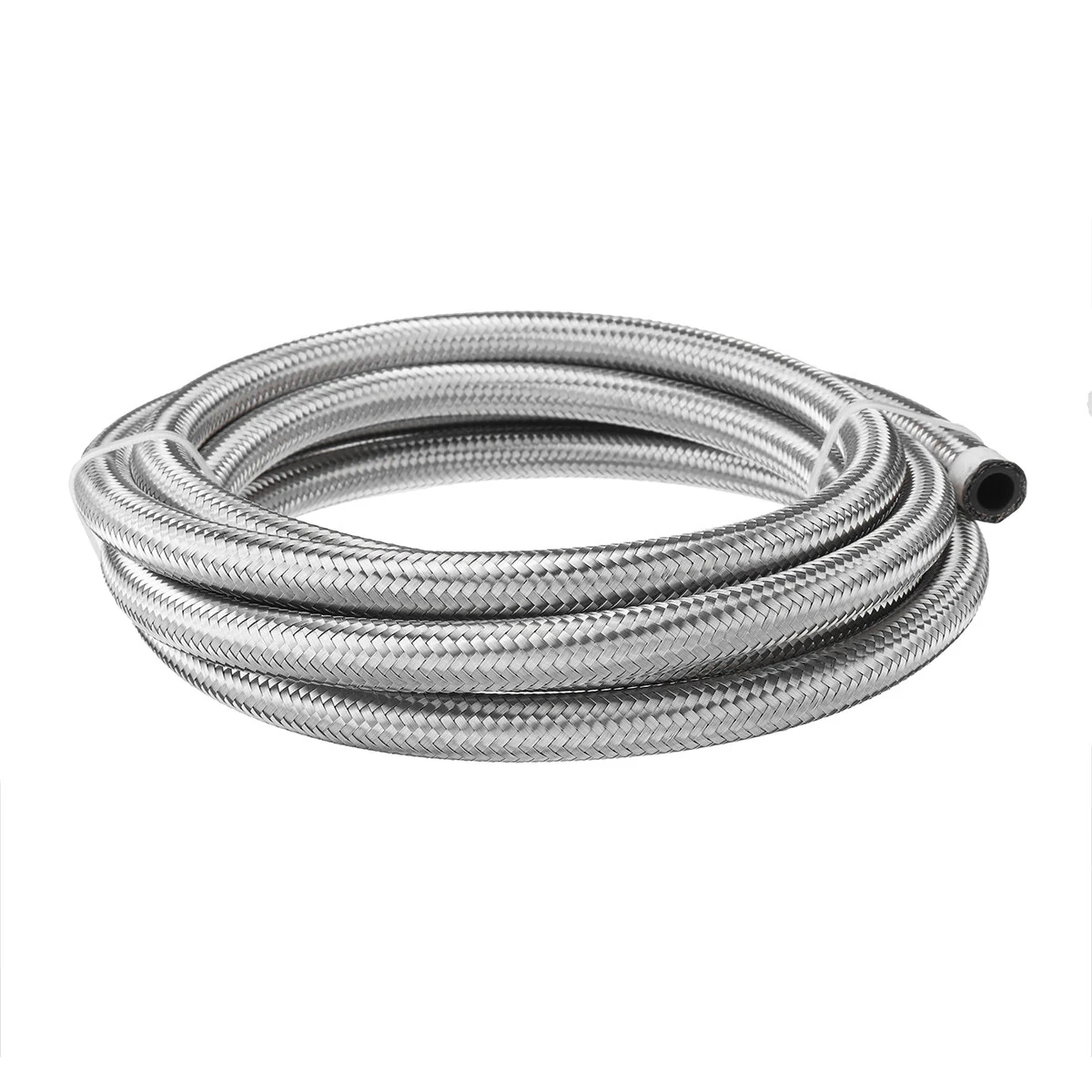Stainless Steel Braided Fuel Hose - AN4 AN6 AN8 AN10 - 10FT Oil Gas Line - Image 3