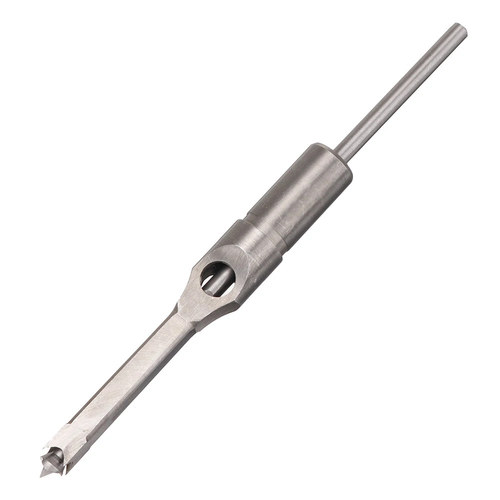 Drillpro 4pcs Square Hole Drill Bit Set | 1/4 to 1/2 Inch Woodworking Auger Chisel Kit - Image 5