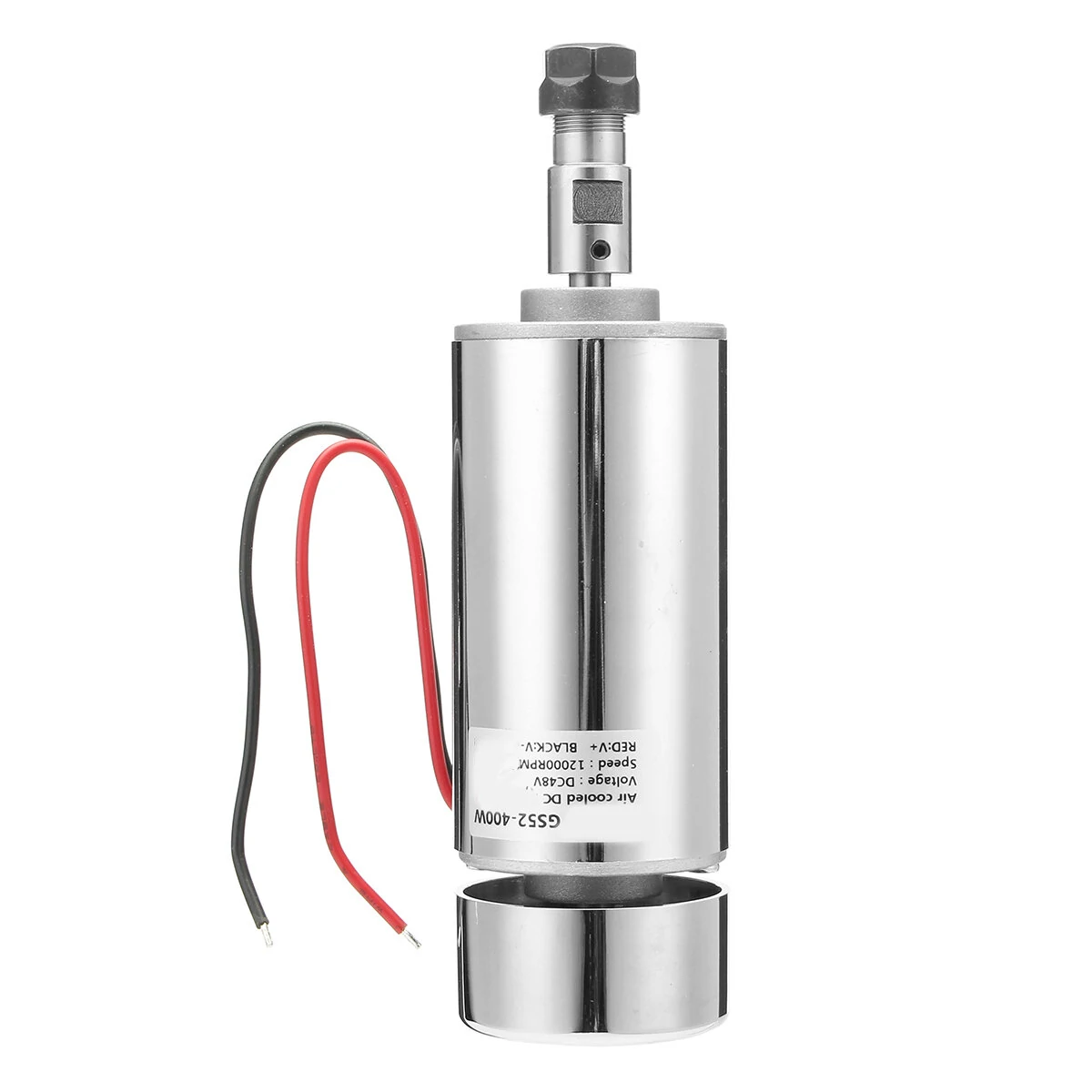 Machifit 400W ER11 Spindle Motor | 12-48V Air Cooled for CNC Carving - Image 2