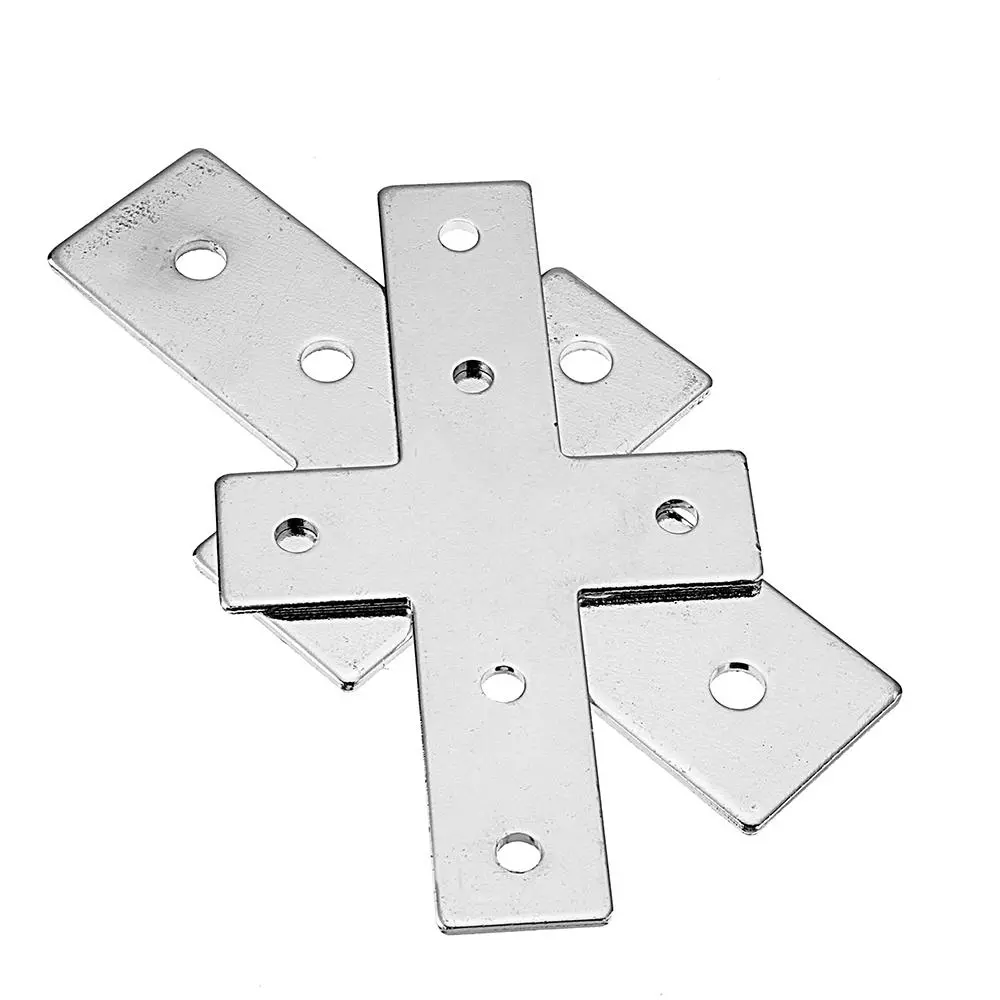 Machifit 2020 3030 4040 Aluminum Extrusion Cross Connector | Carbon Steel Nickel Plated - Image 2