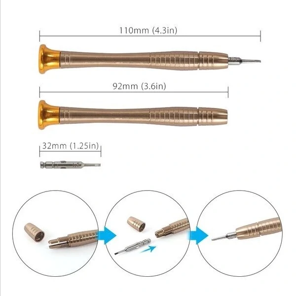 40PCS Metal Pry Bar & Screwdriver Kit | Smartphone Repair Tools for iPhone Samsung - Image 5