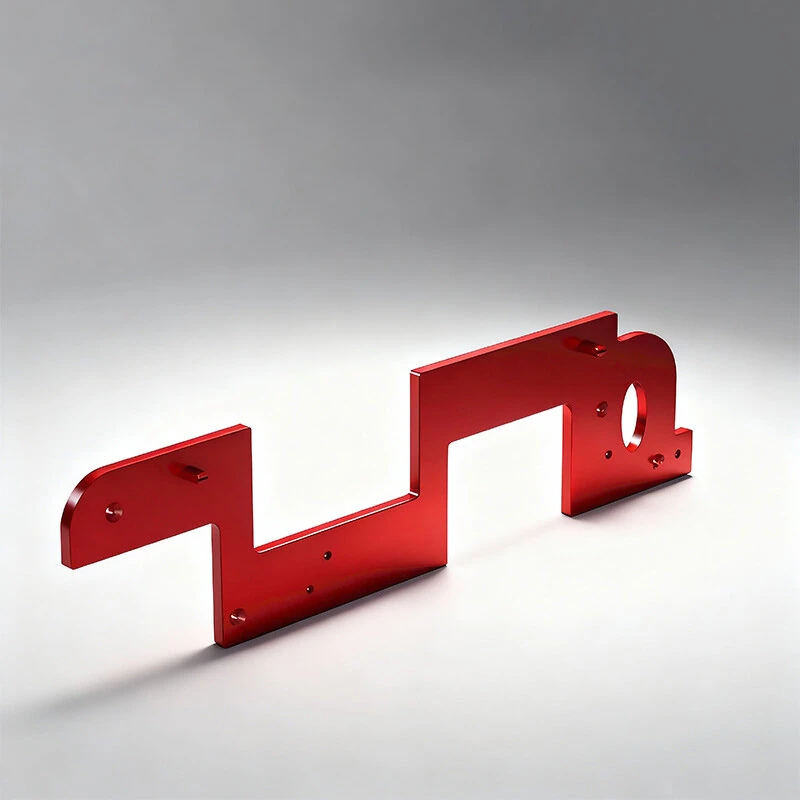 Arc Aluminum Alloy Slotting Mold - Full Metal High Precision ±0.05mm | Red Finish - Image 2