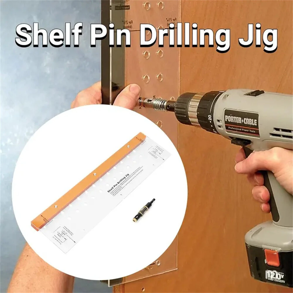 Bakelite Acrylic Door Hinge Drilling Plate | Multifunctional Vertical Hole Positioning Jig - Image 2