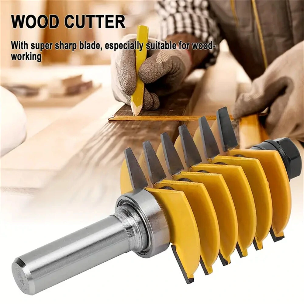 LAVIE Carbide Finger Joint Router Bit - 1/2 Inch | 8MM & 12MM Shank - Durable Rust Resistant Woodworking Tool - Image 2