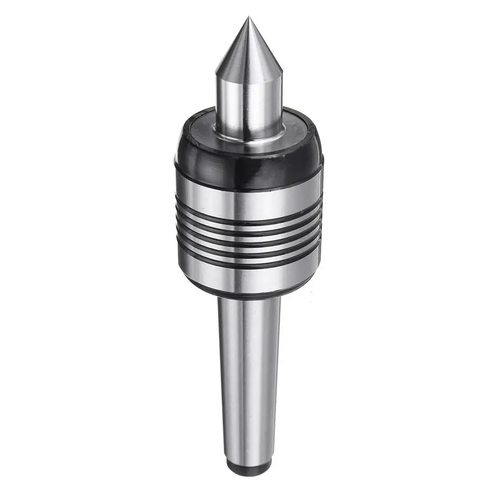 MT2 Live Center - 0.02 Inch Accuracy Steel Taper Tool with Triple Bearing - Image 2
