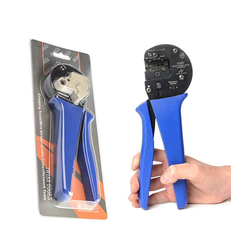 IWISS IWS-0540HX Hand Crimper for Harting Han D/E/C Connectors | 0.14-4.0mm² AWG26-12 - Image 3