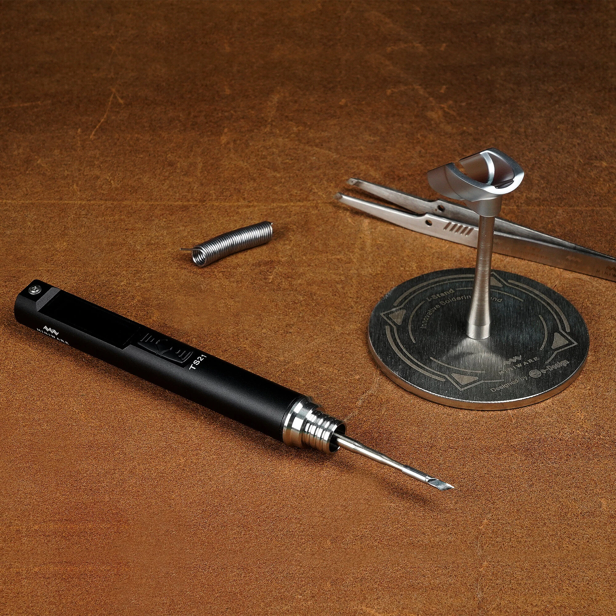 TS21 Precision Soldering Iron 100W | USB-C Fast Heat | Adjustable Temp & OLED Display - Image 3
