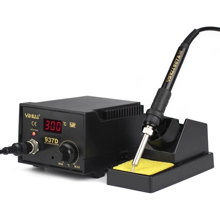 YIHUA 937D Digital Soldering Station - 220V/110V Temperature Control & ESD Safe - Image 2