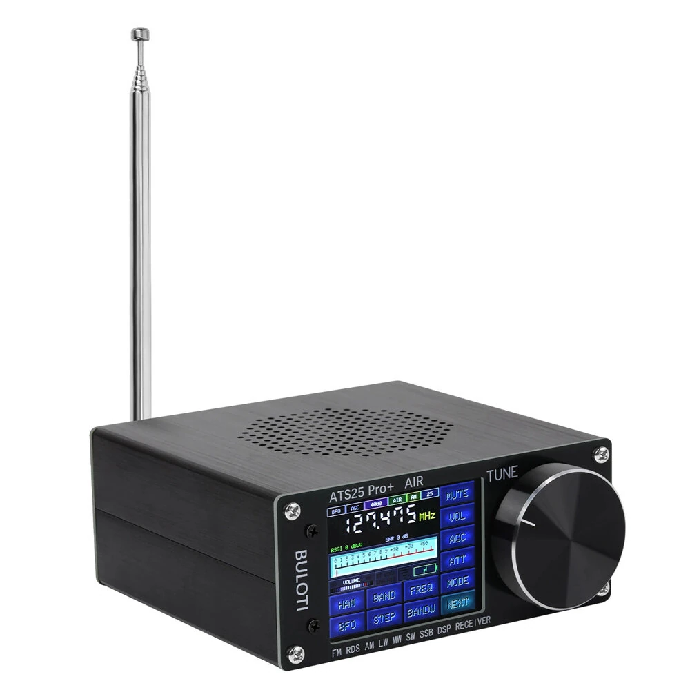 ATS25Pro+ Airband Radio Receiver - Bluetooth 2.4-inch Touchscreen | 4000 mAh Battery | FM LW MW SW SSB - Image 4
