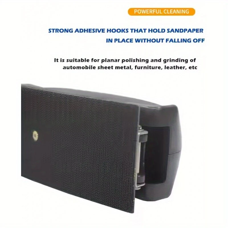 Multi Function Adjustable Sandpaper Holder 70x198mm | Hand Push Grinding Plate - Image 3