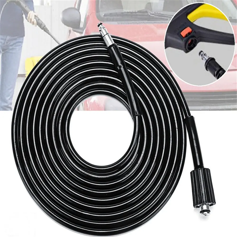 Black and Decker PW1500 Replacement Hose - 5M High Pressure PVC Steel Wire Tube - Image 2