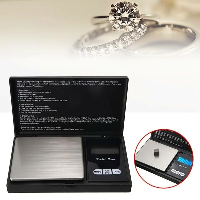 Mini Stainless Steel Digital Pocket Scale | Gold Gram Balance | Portable Jewelry Scale - Image 4