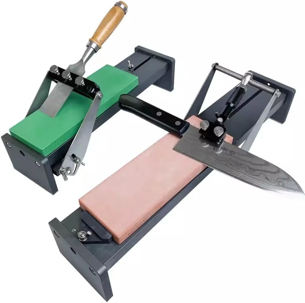Aluminum Knife Sharpening Frame | Fixed Angle Grinder for Chisels & Scissors | 4 Angle Woodworking Fixture | Manual Non-Electric - Image 3