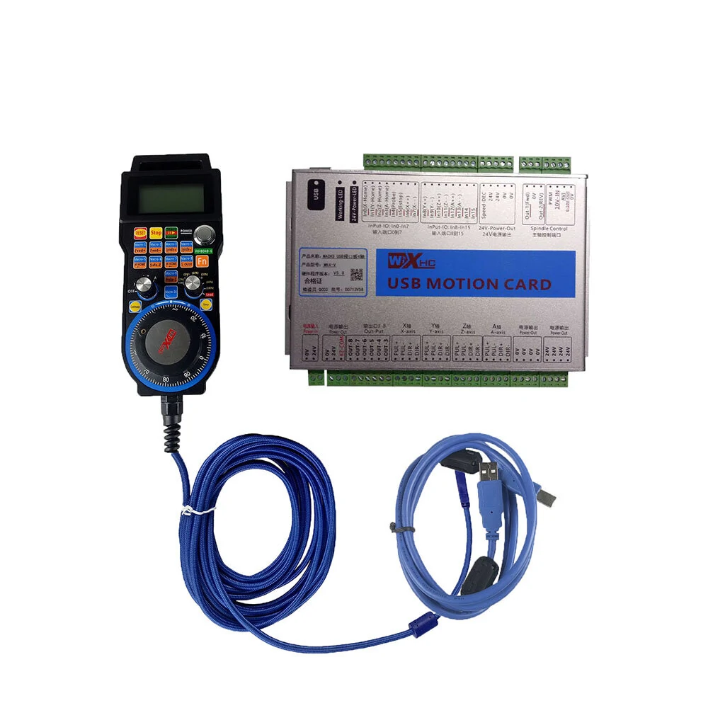 Mach3 USB Controller - 4/6 Axis Wireless Handwheel & Pulse Generator for CNC - Image 2