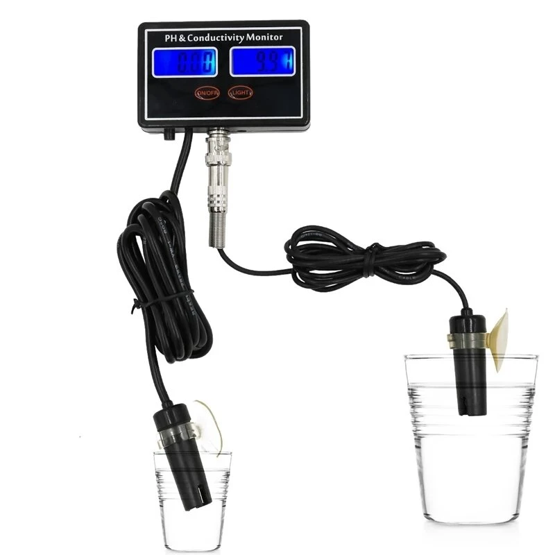 Digital PH EC Conductivity Monitor Meter | Water Quality Tester with ATC - Image 3