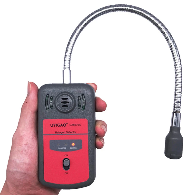 UA6070A Halogen Gas Leak Detector | Portable AC Exhaust Analyzer - Handheld Halogen Gas Sensor - Image 3