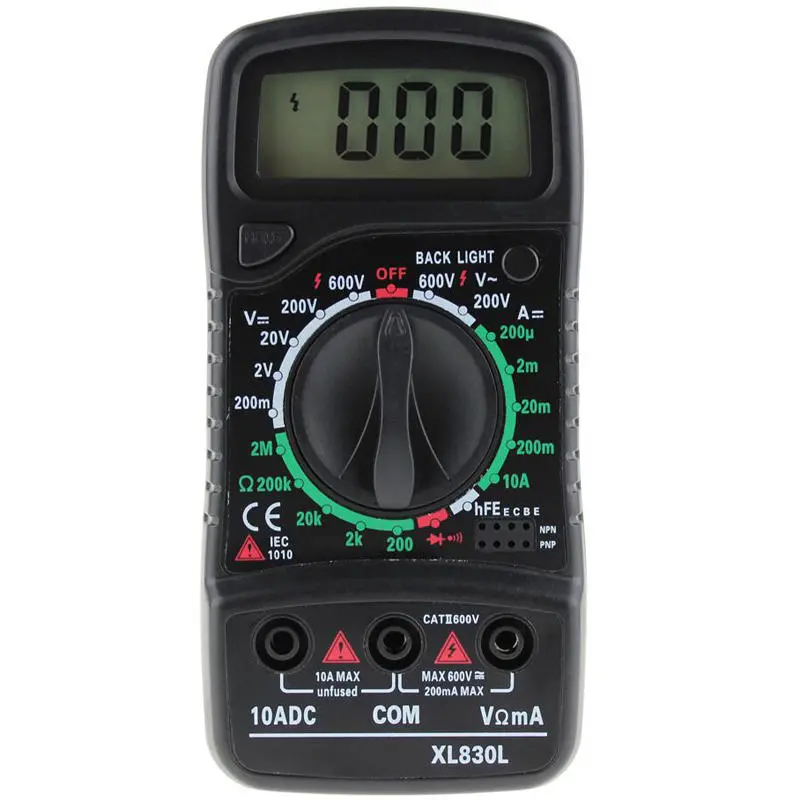 ANENG XL830L Digital Multimeter - AC/DC Volt Current Tester + SMD LCR Test Pen - Image 2
