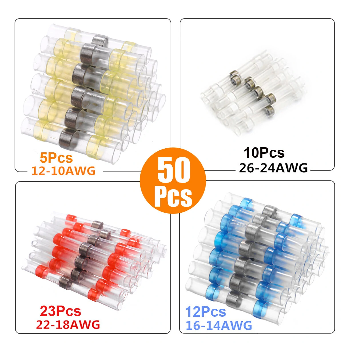 Heat Shrink Butt Connectors | Solder Seal Wire Terminals - Electrical - Image 5