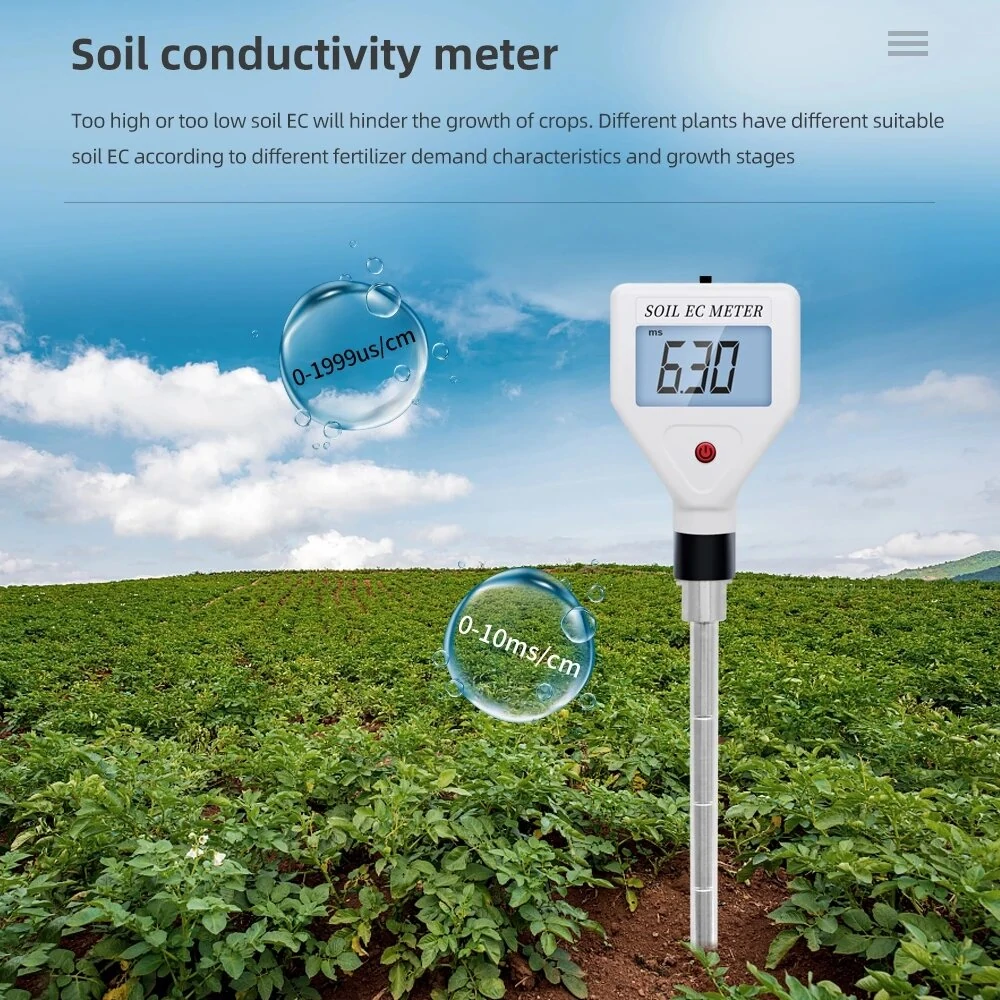 Portable EC Soil Meter - 0-1999 us/cm Tester for Indoor Plants & Flowers - Image 5