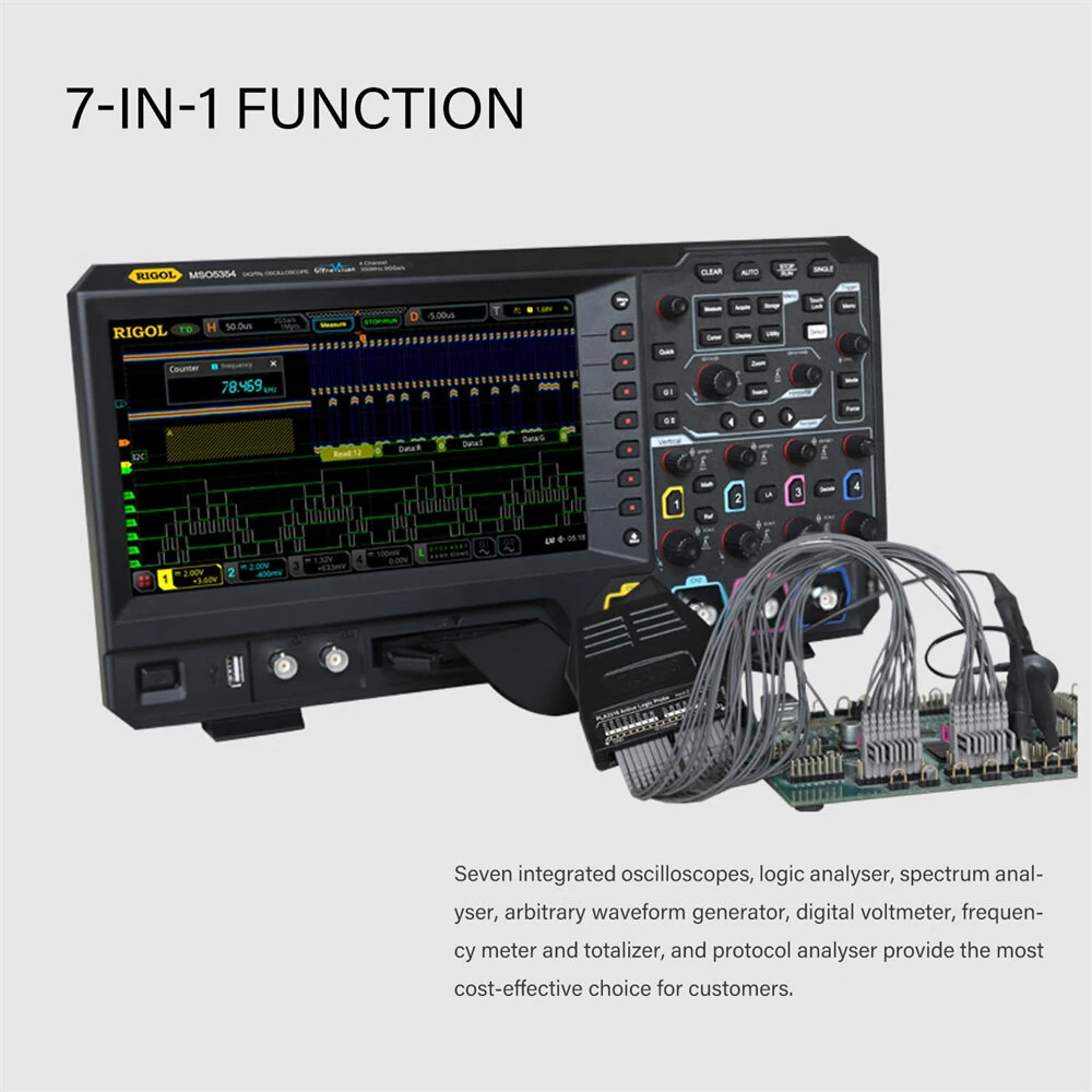 MSO5104 Mixed Signal Oscilloscope - 100 MHz, 4 Analog & 16 Digital Channels | 8 GSa/s - Image 3