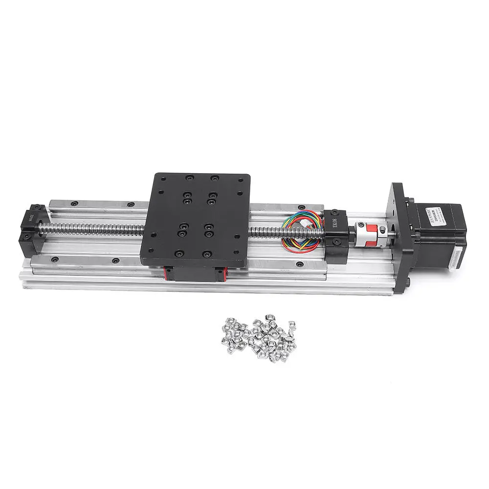 HPV6 SFU1204 Ball Screw Linear Actuator | HGR15 Guides & NEMA23 Stepper Motor - Image 3