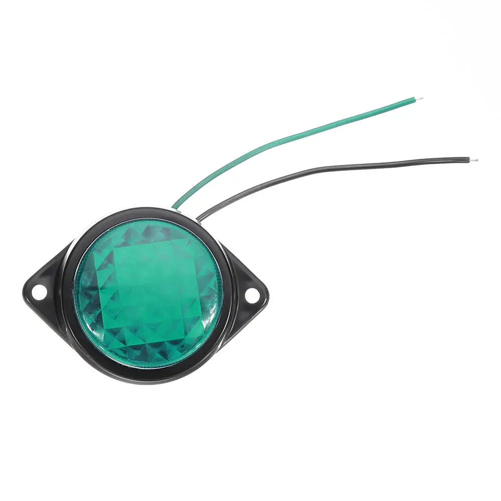 LED Clearance Marker Lamp - Round Outer Display Width Light for Front Rear Side - Image 5