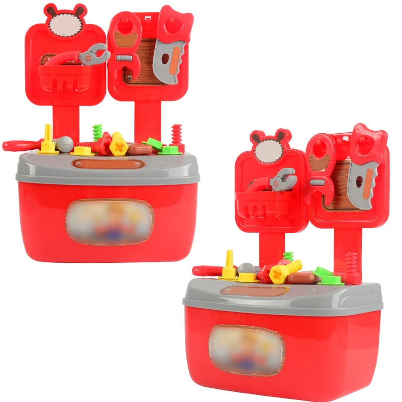 Children's Play Toolbox Set - Simulation Repair Tool Kit for Kids - Image 3