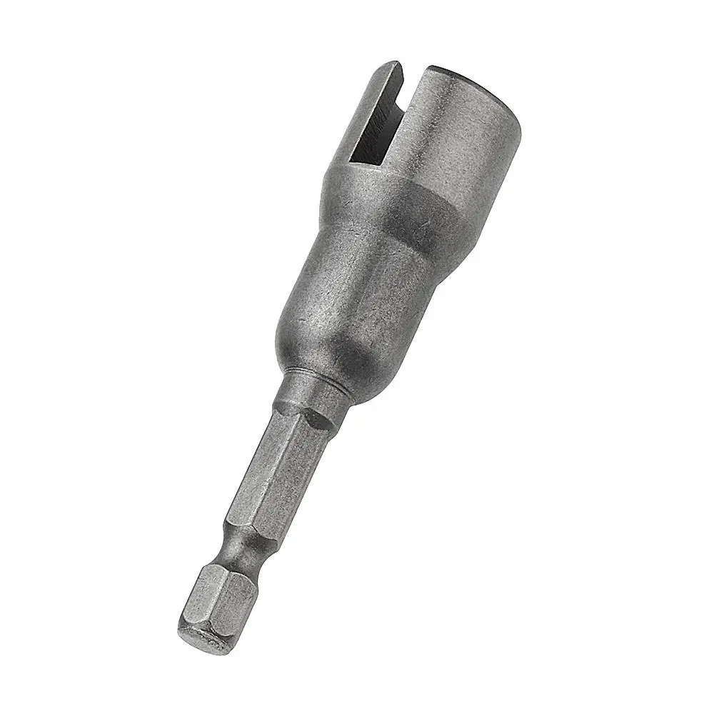 Drillpro 13mm Magnetic Nut Driver Socket Adapter | Slotted Sleeve Hex Screwdriver Bit - Image 2