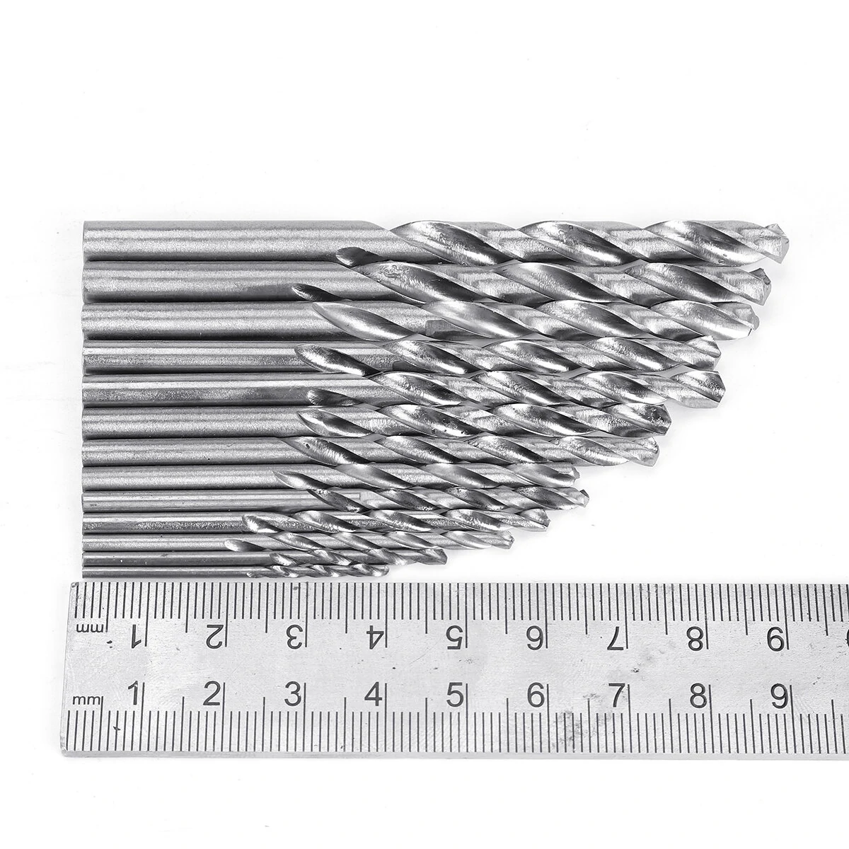 HSS Straight Shank Twist Drill Bit Set - 13PCS Fully Ground with Metal Case - Image 5