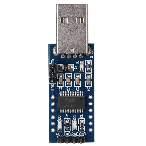 FT232R USB UART Board FT232RL 5-Pack, Mini TTL Serial Module, 52x17x11mm - Image 4