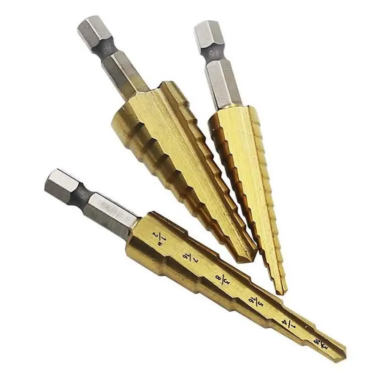 3/16-1/2 Inch Step Drill Bit | 1/4 Inch Shank | High-Speed Steel - Image 3