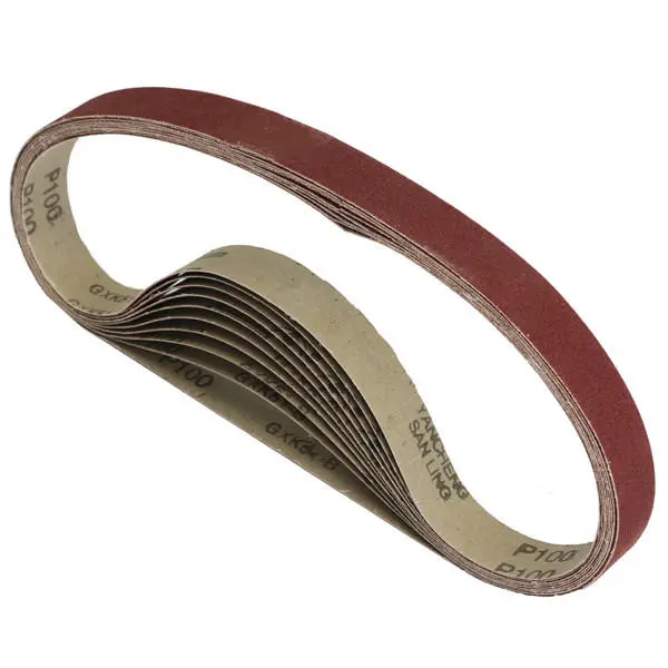 10pcs 760x25mm 100 Grit Sanding Belts Abrasive Sandpaper - Image 3