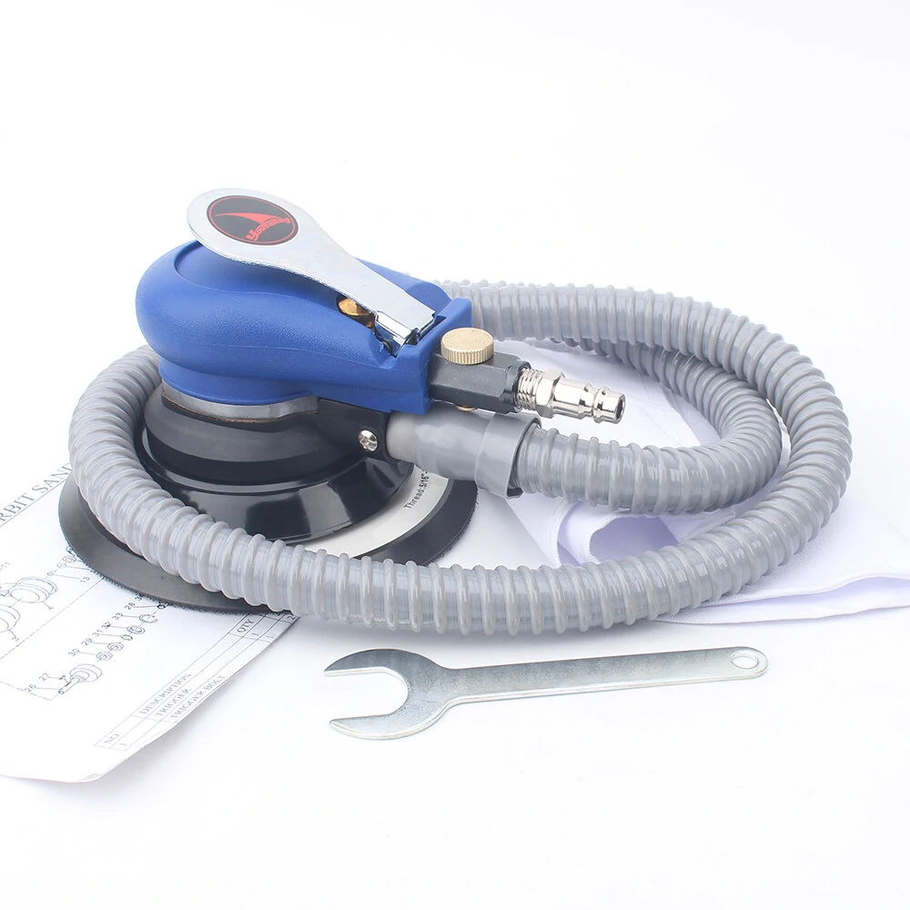 AT980V-6 Pneumatic Sander | 6-Inch 150mm Air Sanding Machine with Vacuum - Image 2