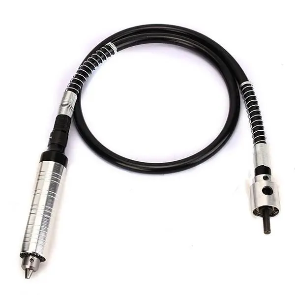 Flexible Shaft Extension for Rotary Grinder - 6mm Diameter with 0.3-4mm Key Chuck - Image 2