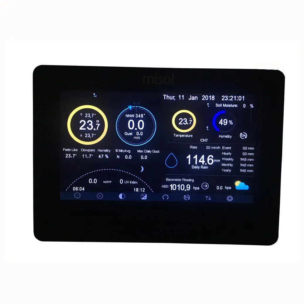 AcuRite Color Display Wireless Weather Station - WiFi & Solar Charging - Image 3