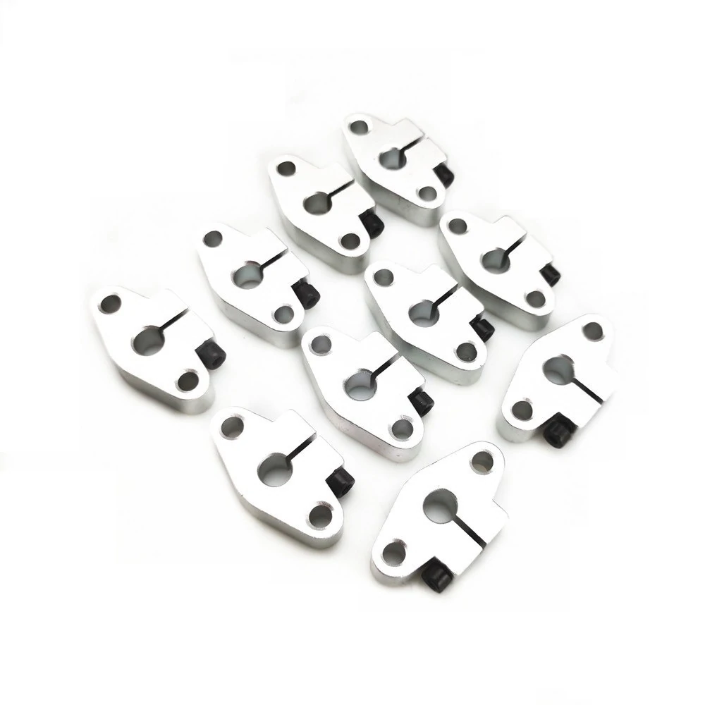 Machifit SHF8 Aluminum Alloy Linear Rail Shaft Support - 10pcs Set for CNC XYZ Table - Image 3