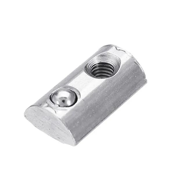 Machifit 10pcs T-Nut | M4 Spring Ball Nut for 2020 Aluminum Extrusion Profile - Image 5