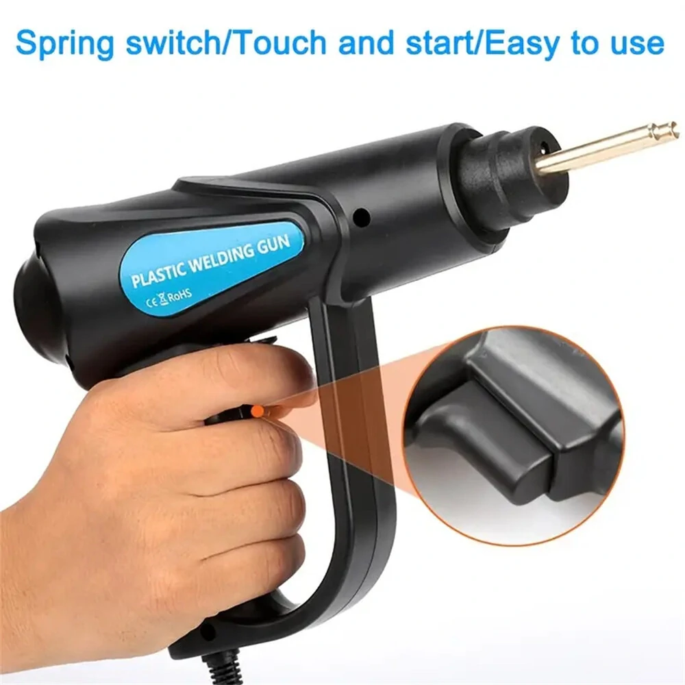 Plastic Welder Hot Stapler Gun - 70W 220V EU Plug - Car Bumper Repair Kit with Staples Set - Image 3