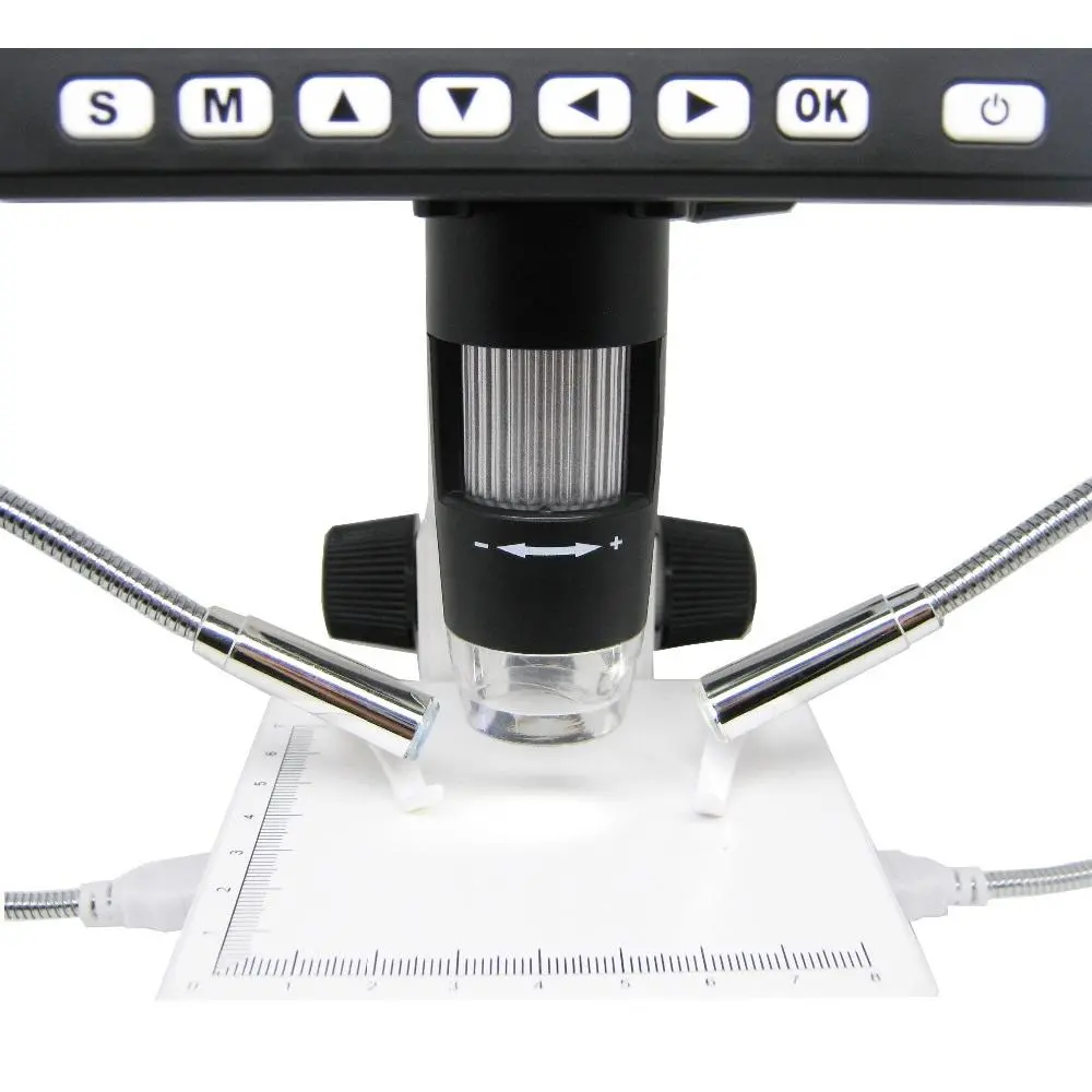 1000X Digital Microscope | 4.3 Inch Screen | PC & TV Connection - White & UV LED - Image 2