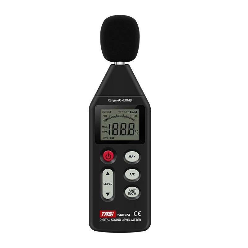 TASI TA8152A Digital Sound Level Meter - 40-130dB Noise Measuring Decibel Monitor - Image 2