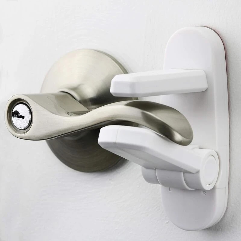 Dreambaby Door Lever Lock - 4 Pack Child Safety | Quick Install 3M Adhesive - Image 2