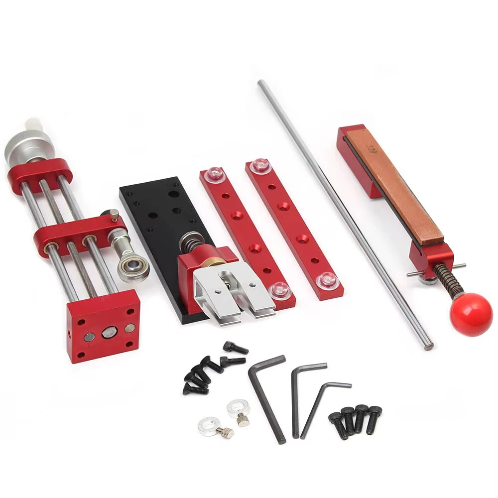 High Precision Fixed Angle Knife Sharpener | Reversal Clip & Slide Rail | Woodworking Tool - Image 2