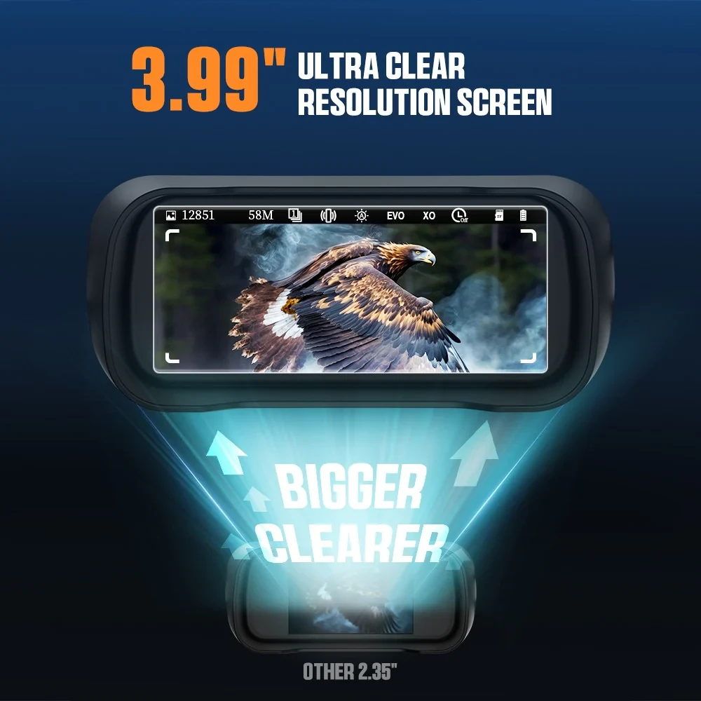 CIGMAN CNV01 4K Night Vision Binoculars | 600M Range, 3.99 HD Display & 5x Zoom - Image 5