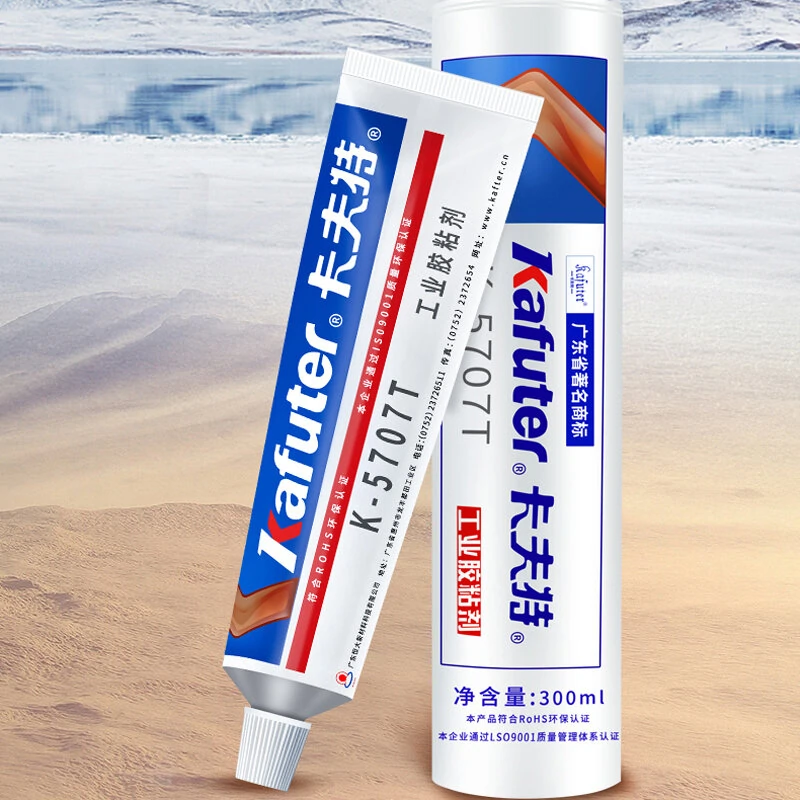 Kafuter K-5707T 100g Transparent Silicone Adhesive | Bonds Rubber Plastic Metal - Image 4
