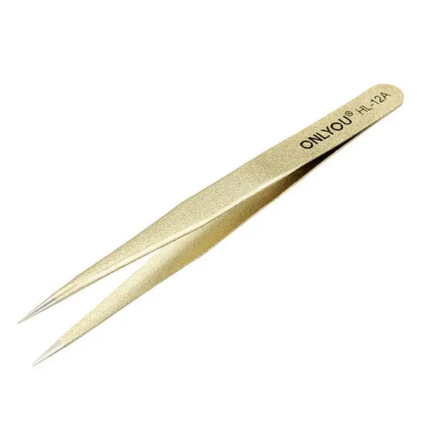 6Pcs BGA Precision ESD Tweezers Set - Stainless Steel Anti-static Repair Tool - Image 5