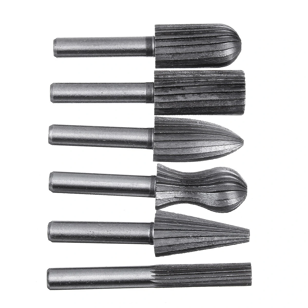 6mm Shank Tungsten Carbide Burr Set - 6pcs for Rotary Drill & Die Grinder - Image 2